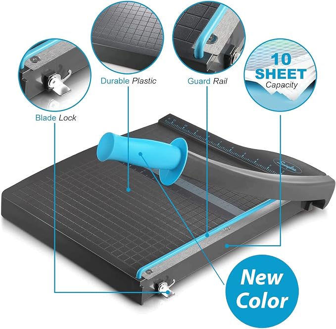 Swingline Guillotine Paper Cutter Heavy Duty, 12 Inch Paper Cutting Board - Image 2