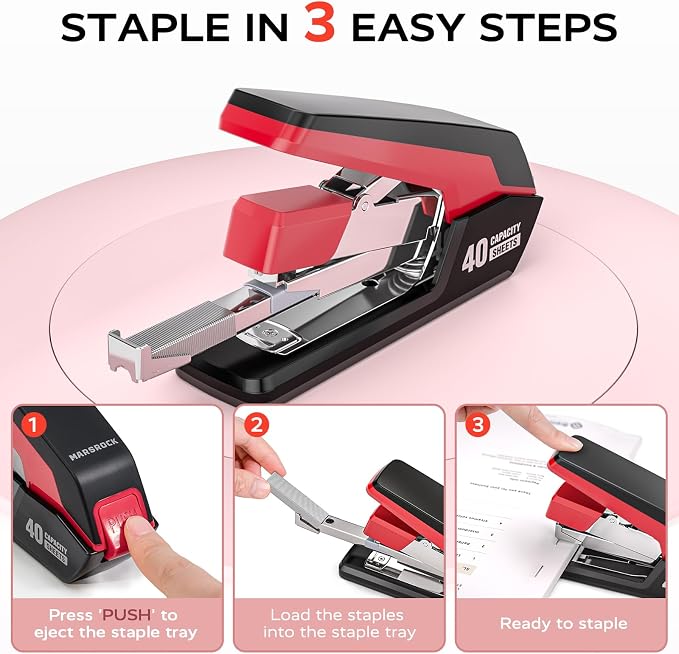 MARSROCK Effortless Stapler for Desk - Image 4
