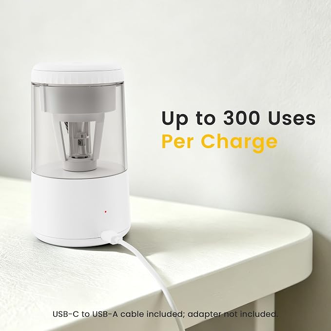 SUNZO Electric Pencil Sharpener, Fully Automatic Sharpener - Image 8