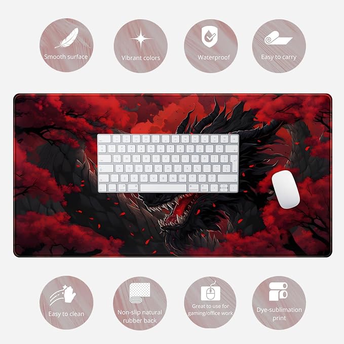 Huge Dragon Large Mouse Pad - Image 6