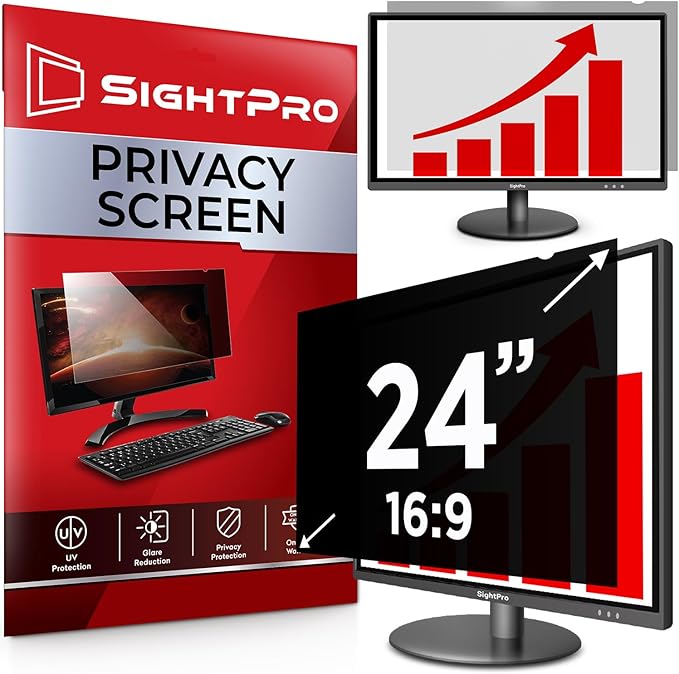 SightPro 24 Inch 16:9 Computer Privacy Screen Filter by SightPro