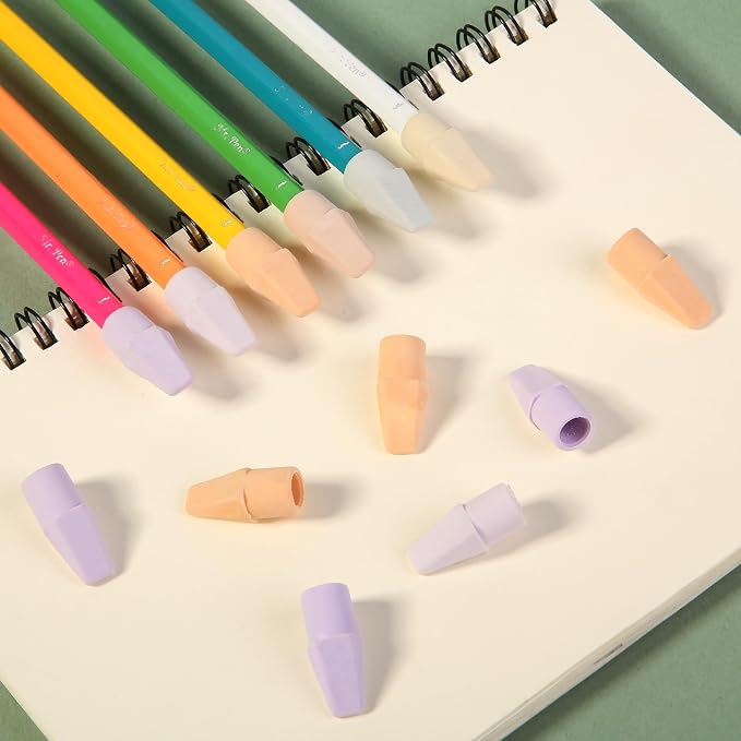 Mr. Pen- Pencil Erasers Toppers, 120 Pack, Latex Free, No Smudge | Mr Pen - Image 8