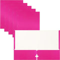 2 Pocket Portfolio Folders, 25 Pack, Trendy Cool Colors, Fits Letter Size Paper by BetterOfficeProducts