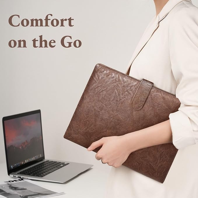 Mymazn Padfolio, Portfolio Folder, Legal Pad Holder, Resume Folder | Faux - Image 2