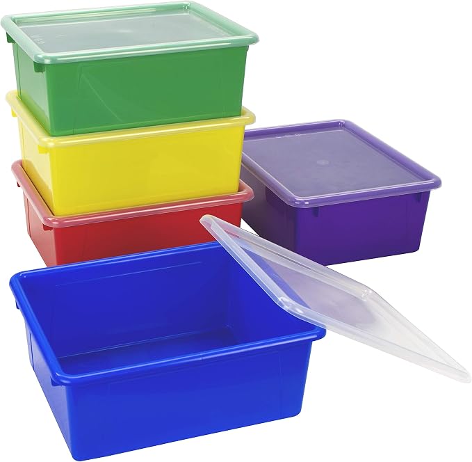Storex Letter Size Deep Storage Tray – Organizer Bin - Image 3