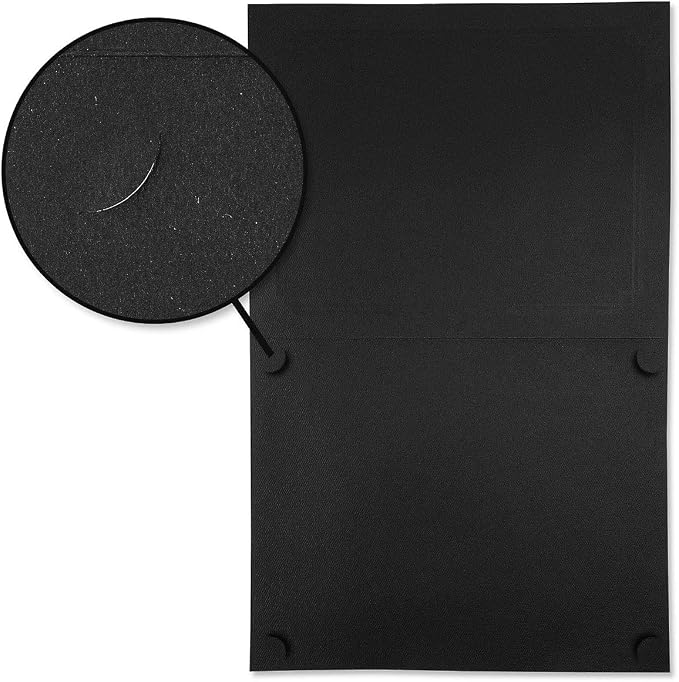 Classic Black and Silver Foil Certificate Folders - Image 6