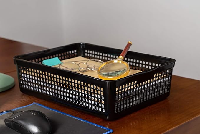 Aebeky A4 Size Plastic Paper Storage Trays, Desktop File Organizer Baskets - Image 5