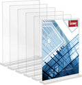 Lechay 8.5 x 11 inches Clear Table Menu Display Stand Desktop Display Stand by Lechay
