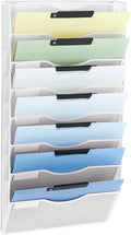 EASEPRES 8 Pocket Mesh Hanging Wall File Organizer, Wall Mounted Mail Paper by EASEPRES
