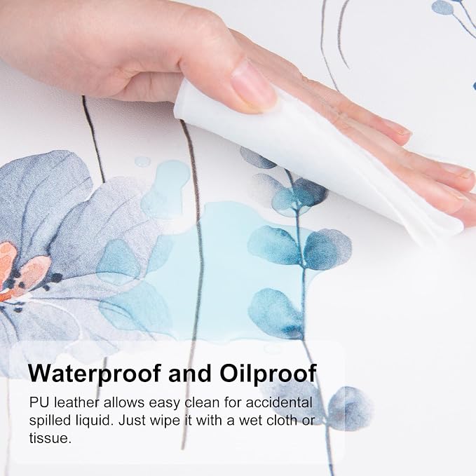 QIYI Large Mouse Pad, Floral Desk Mat - Image 5