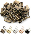 Mr. Pen- Small Binder Clips, Small Size | Bronze Metal Binder Paper Clips by MrPen
