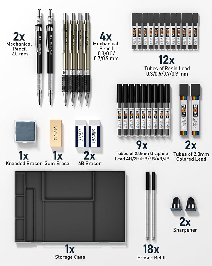 STAGEEK Mechanical Pencil Set - Image 7