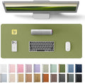 YSAGi Leather Desk Protector, Office Mat, Large Mouse Mat, Non-Slip PU Leather by YSAGi