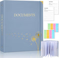 XKDOUS Important Document Organizer Emergency Binder Life Organizer Folio by XKDOUS