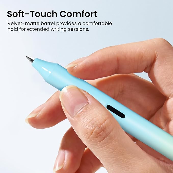 WRITECH Gel Rollerball Pens 0.7mm: Silent Click Smooth Writing Quick Dry Black - Image 5
