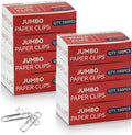 800 Pcs Jumbo Paper Clips, Large Smooth Paperclips by PEASUG
