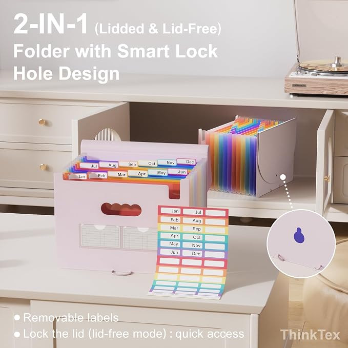 ThinkTex Accordion File Organizer, 12 - Image 3