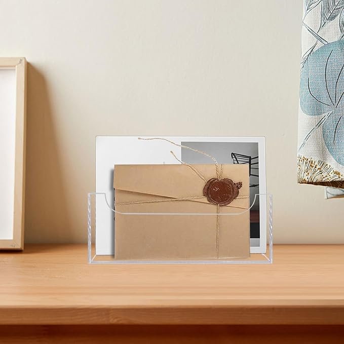 Acrylic Mail Holder Organizer Box - Image 2