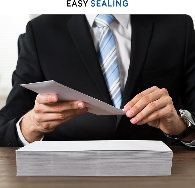#10 Security Envelopes Letter Size Self Seal, Mailing Envelopes, Office - Image 4