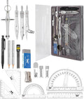 Mr. Pen- Geometry Set, Light Grey, 6 Inch Swing Arm Protractor | Divider by MrPen