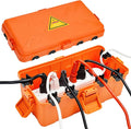 Hrensaw Medium Outdoor Electrical Box, Weatherproof Connection Box w/6 Cable by Hrensaw