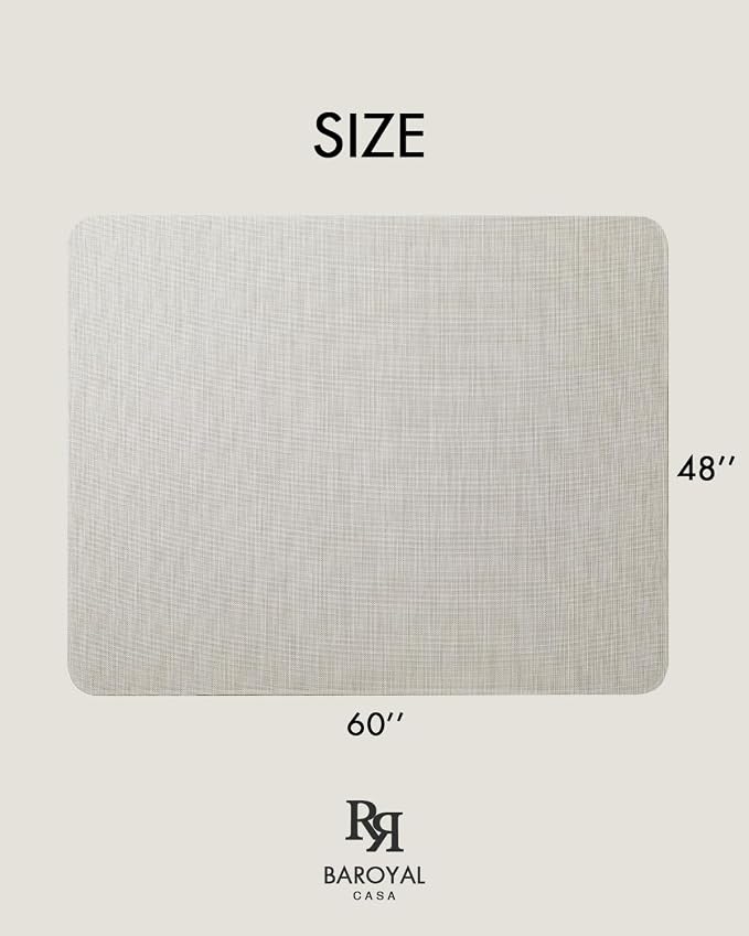 Baroyal Office Chair Mat for Hardwood Floor Under Desk Computer Rolling Chair - Image 6