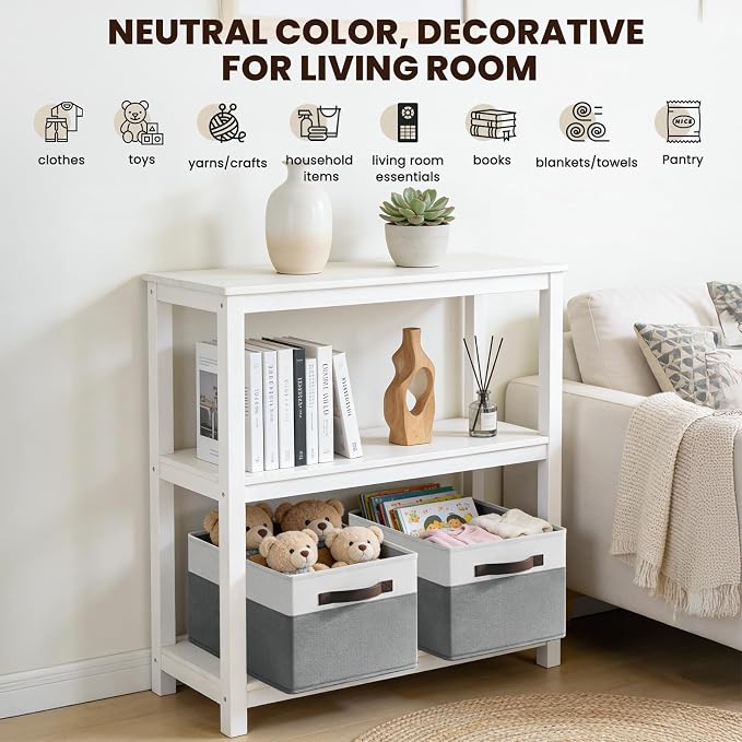 4 Pack Large Closet Storage Baskets Bins - Image 5