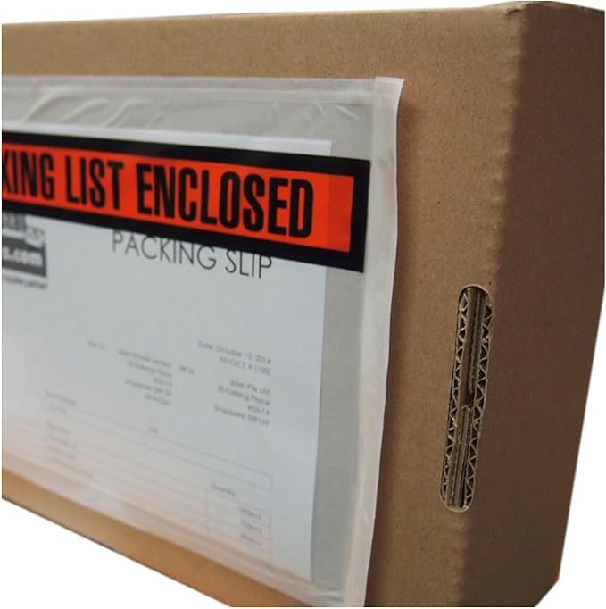 SALES4LESS Packing List Envelopes 7.5" X 5.5" Pouches Invoice Enclosed Adhesive - Image 4