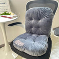 Gray Chair Cushion with Removable Cover by Unknown
