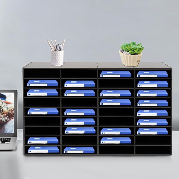 36 Slots Literature Organizer, Desktop Paper & Mail File Sorter - Image 4