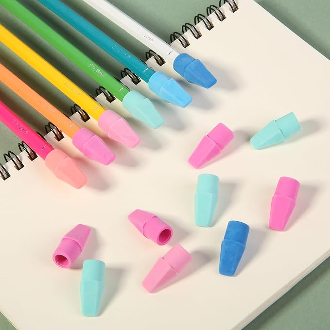 Mr. Pen- Pencil Erasers Toppers, 120 Pack, Latex Free, No Smudge | Mr Pen - Image 8