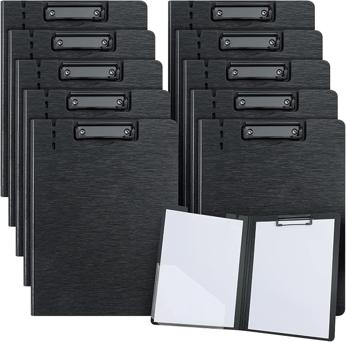 A4 Clipboard Folder, 10 Pack Foldable Clipboards by URbantin