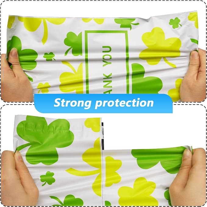St Patrick's Day Poly Mailer 10x13 Inch 25 Pcs, Waterproof and Tear-Resistant - Image 4