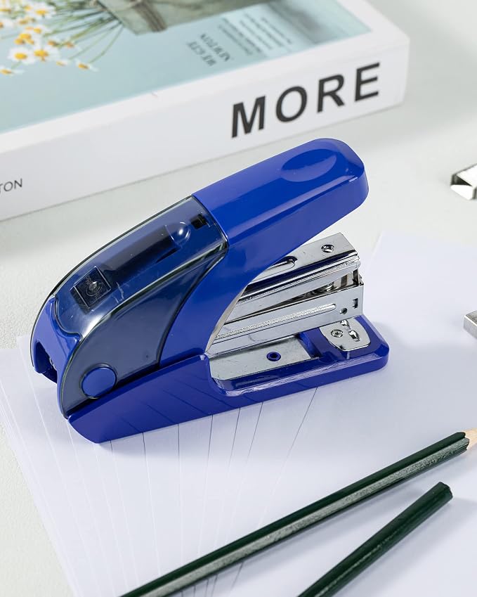 PAPERPAL Effortless Half-Strip Stapler Set, 20 Sheet Capacity, Dark Blue | - Image 7