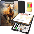 Clipboard with Storage, Office Supplies Nursing Clipboards Folder with Pen by CAPAUNVDA