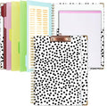 Ospelelf Clipboard with Storage 8.5 X 11，Padfolio Organizer, Spiral Portfolio by OspelelfOfficeSupplies