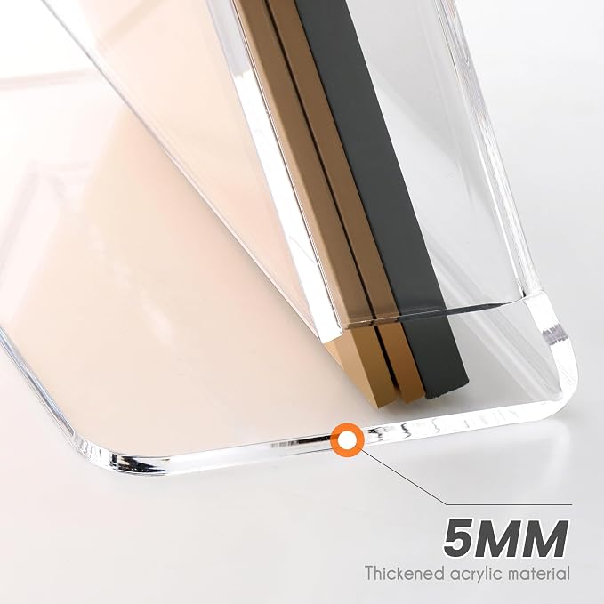 HeZone Acrylic Brochure Holder 8.5X11Inch, Magazine Pamphlet, Booklet Holder - Image 5