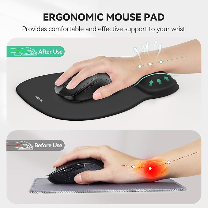 TECKNET 2 Pack Gel Mouse Pad - Image 2