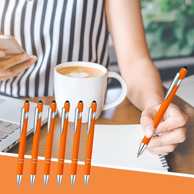 6 Pcs Blue Ink Ballpoint Pen - Image 5