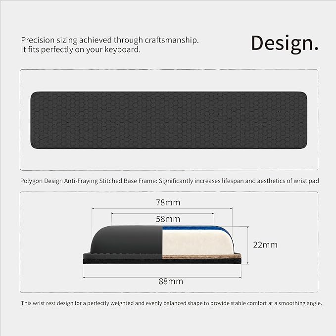 Faluber Cooling Gel Wrist Rest, 14.3-inch Length - Image 4