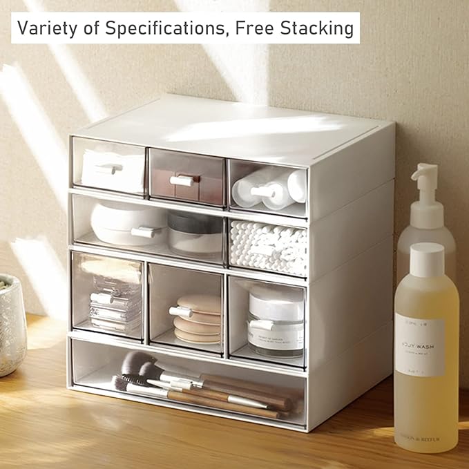 Desk Organizer-Stackable Storage Drawers, Desk Drawer Organizer Perfect - Image 6