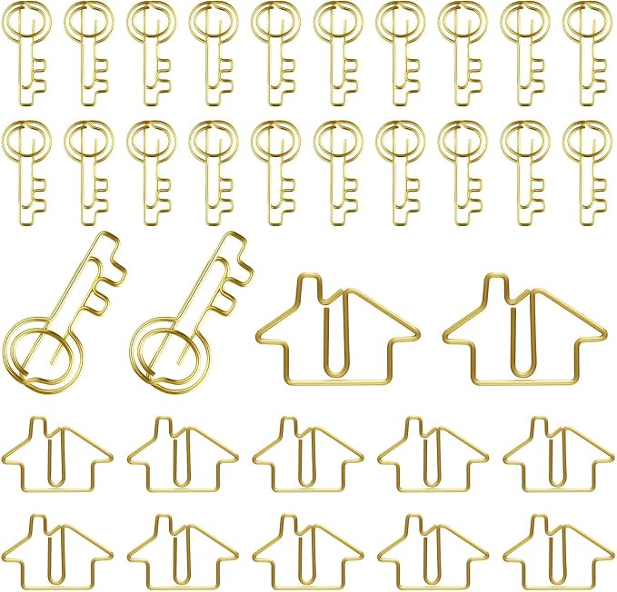 Hesena 120 Pcs Paper Clip Set, Real Estate Agent, Realtors Gifts by Hesena