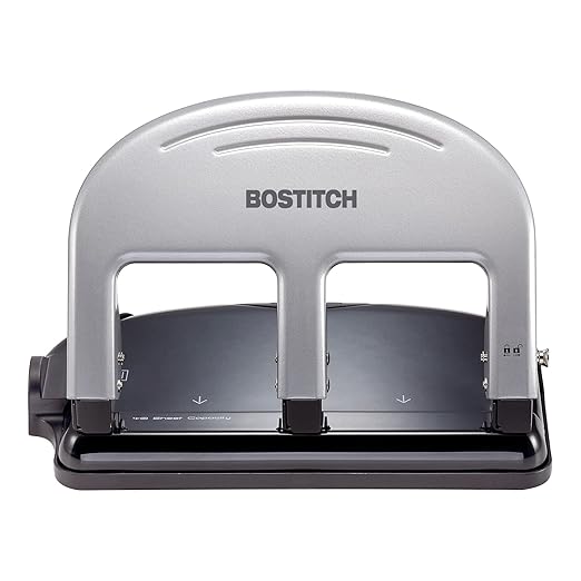 Bostitch Office PaperPro inPRESS 40 Reduced Effort 3-Hole Punch, 40 Sheets - Image 3