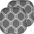 Sweet Home Collection Chair Cushion Memory Foam Pads Honeycomb Pattern Slip Non by SweetHomeCollection