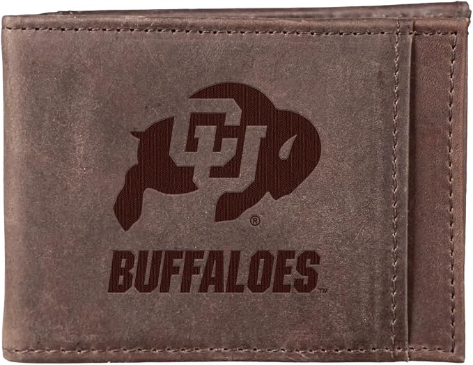 Team Sports America NCAA University of Colorado Front Pocket Slim Wallet by TeamSportsAmerica