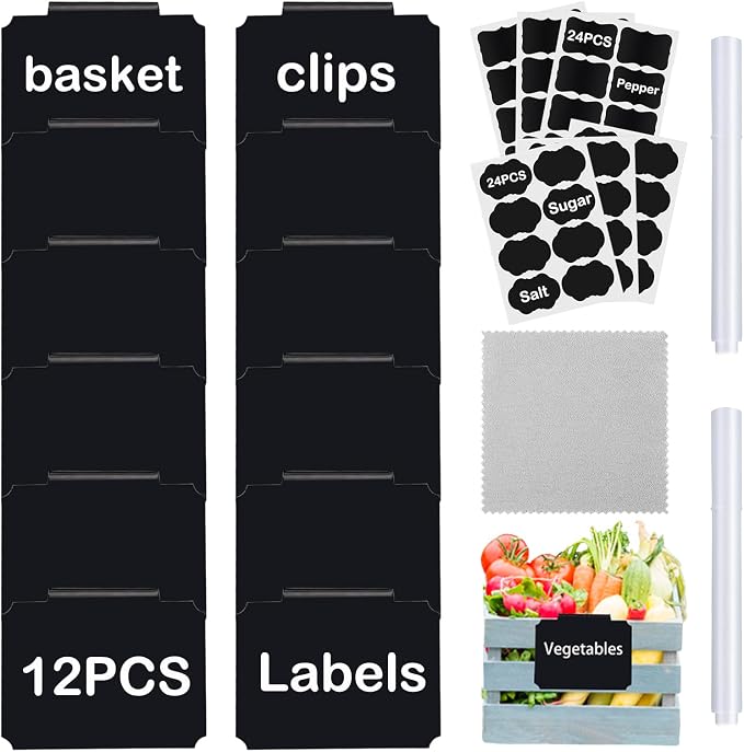 Basket Labels Clip Set by badigo