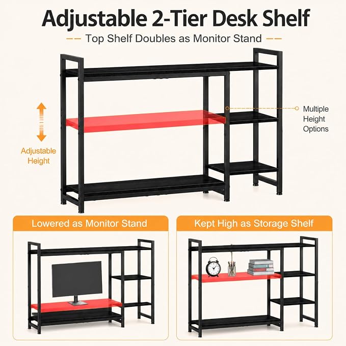 Snughome Adjustable Desk Shelf - Image 4