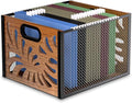 Wood File Box, Hanging File Organizer Box, Portable Files Storage Boxes by QILICHZ