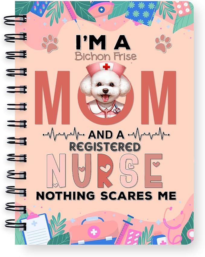 Ninety3POD I'm a Bichon Frise Mom and a Registered Nurse Nothing Scares Me by Ninety3POD