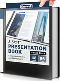 Dunwell Presentation Binder 48-Pocket, Displays 96 Pages, 8.5x11 Portfolio by Dunwell